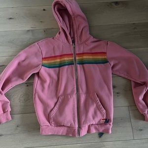 AVIATOR NATION PINK RAINBOW JACKET